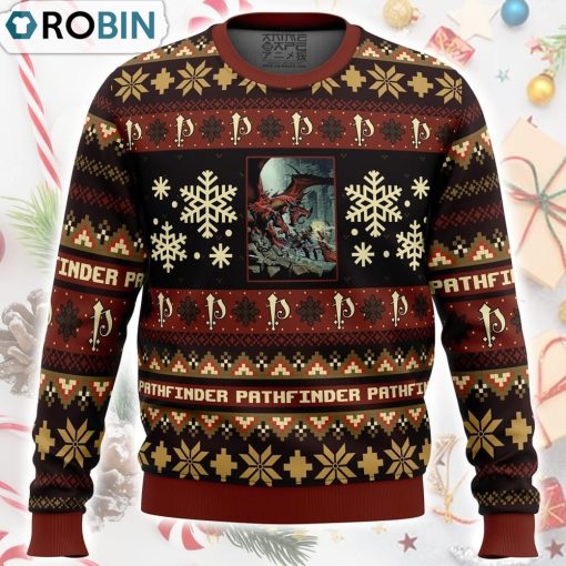Christmas Pathfinder Board Games Ugly Christmas Sweater