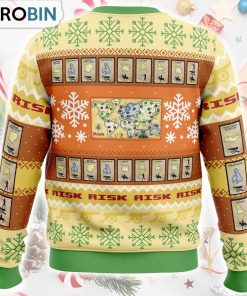 Christmas Risk Board Games Ugly Christmas Sweater