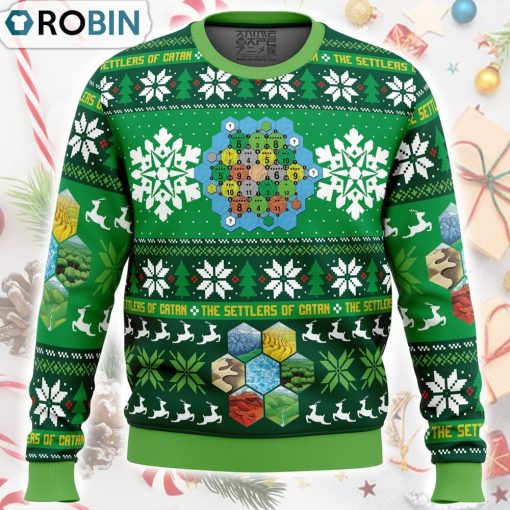 Christmas Settlers of Catan Board Games Ugly Christmas Sweater