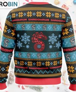 Christmas Shadowrun Board Games Ugly Christmas Sweater