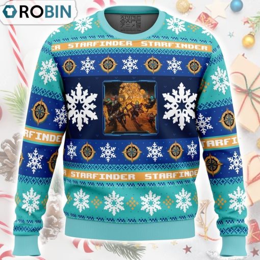 Christmas Starfinder Board Games Ugly Christmas Sweater