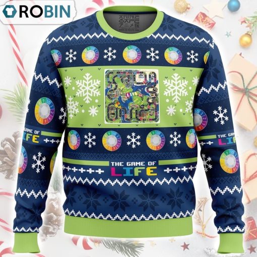 Christmas The Game of Life Board Games Ugly Christmas Sweater