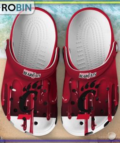 Cincinnati Bearcats 3D Melting Paint Printed Crocs Shoes