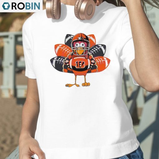 Cincinnati Bengals Turkey Thanksgiving 2023 Shirt