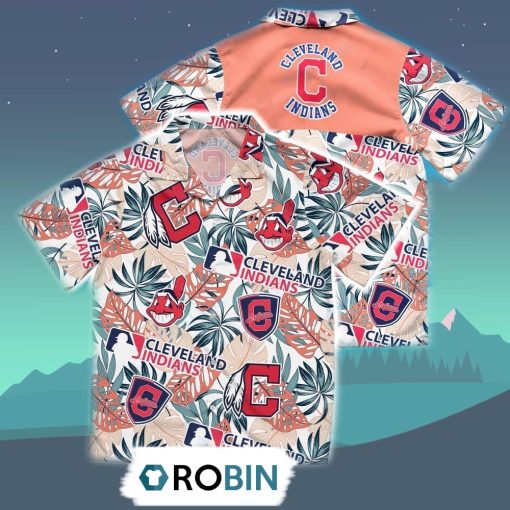 Cleveland Indians Hawaiian Shirt, 3D Printed Aloha Shirt