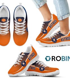 Colorful Houston Astros Passion Breathable Running Sneaker Colorful Houston Astros Passion Breathable Running Sneaker
