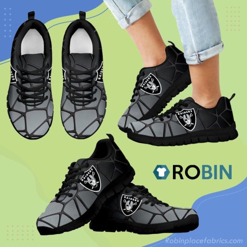 Colors Air Cushion Oakland Raiders Gradient Breathable Running Sneaker