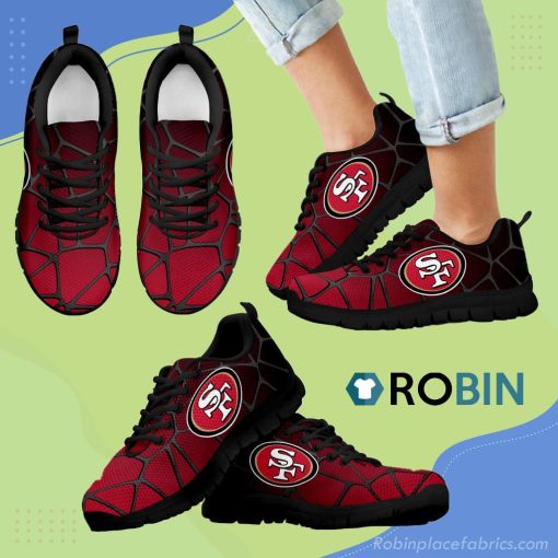 Colors Air Cushion San Francisco 49ers Gradient Breathable Running Sneaker