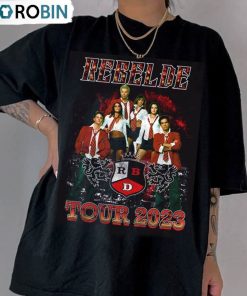 Comfort RBD Tour 2023 Sweatshirt, Rebelde Concert 2023 Unisex Shirt