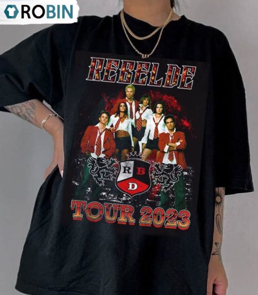 Comfort RBD Tour 2023 Sweatshirt, Rebelde Concert 2023 Unisex Shirt
