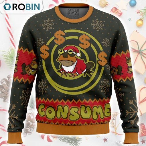 Consume Futurama Ugly Christmas Sweater