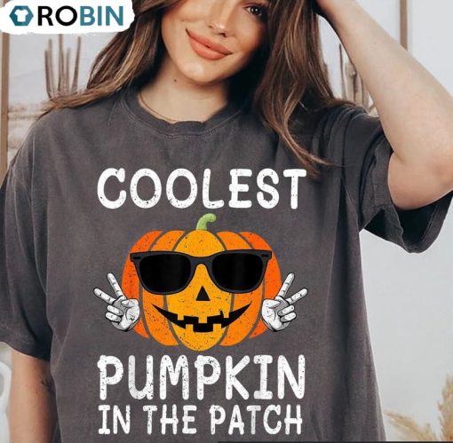 Coolest Pumpkin In The Patch Shirt, Funny
