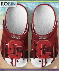 Cornell Big Red 3D Melting Paint Printed Crocs Shoes