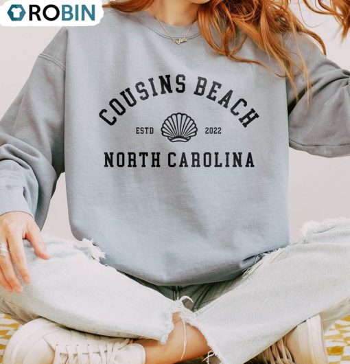 Cousins Beach Trendy Shirt, North Carolina Short Sleeve Long Sleeve