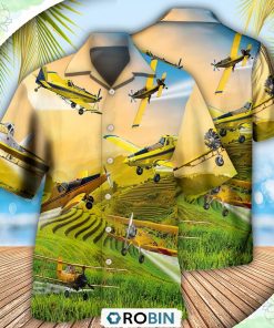 Crop Duster In Life Casual Button-Down Shirt