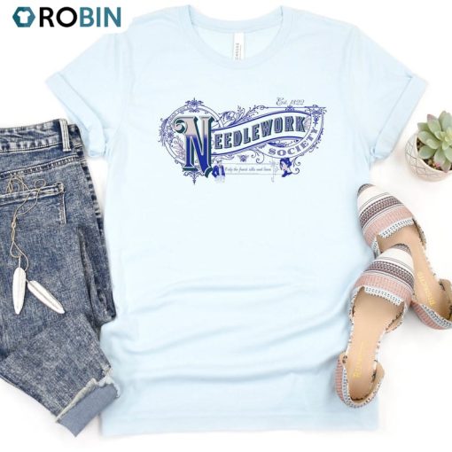 Cross Stitch Shirt, Stitchfolk Needlework Crewneck Unisex T-shirt