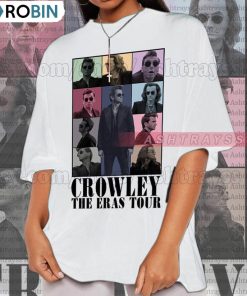 Crowley Good Omens Shirt, Tennant The Eras Tour Tee Tops Short Sleeve