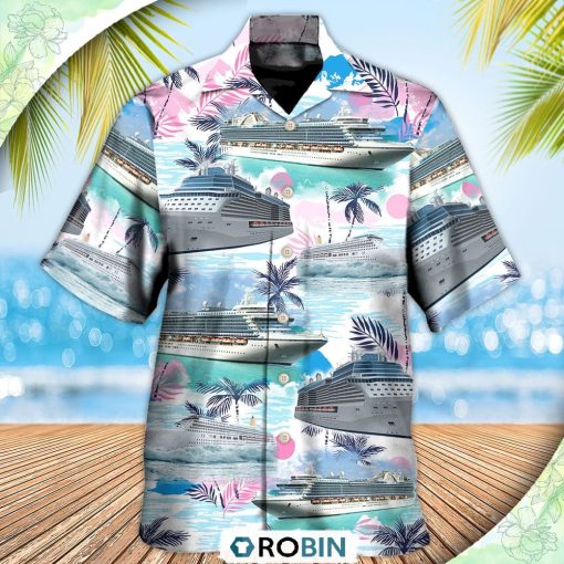 Cruising Beach Tropical Vibe Casual Button-Down Shirt