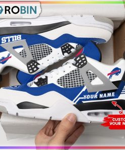 Custom Buffalo Bills Air Jordan 4 Sneaker