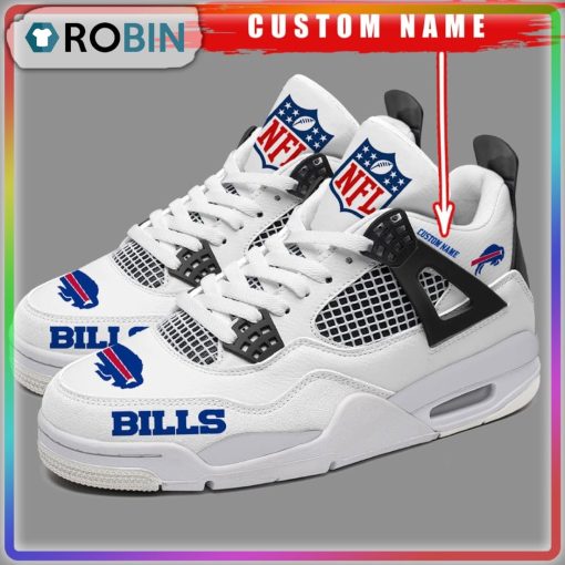 Custom Buffalo Bills NFL Air Jordan 4 Sneaker