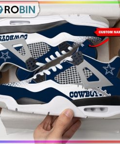 Custom Dallas Cowboys Air Jordan 4 Sneaker