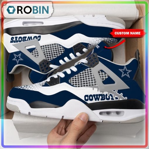 Custom Dallas Cowboys Air Jordan 4 Sneaker