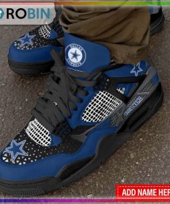 Custom Dallas Cowboys Metal Sign Air Jordan 4 Sneaker