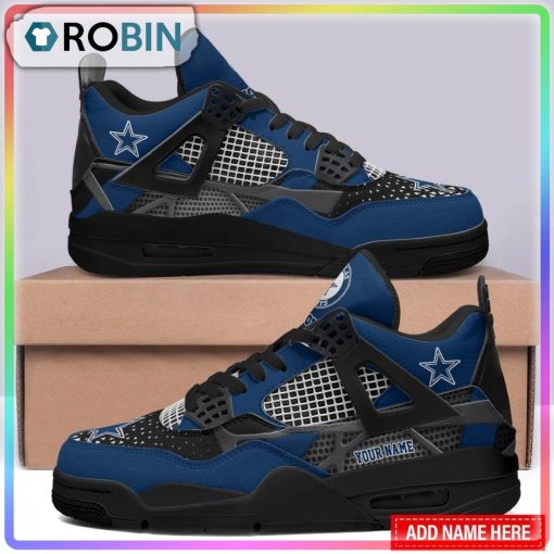 Custom Dallas Cowboys Metal Sign Air Jordan 4 Sneaker