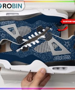 Custom Dallas Cowboys Tropical Air Jordan 4 Sneaker