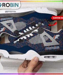Custom Denver Broncos Air Jordan 4 Sneaker