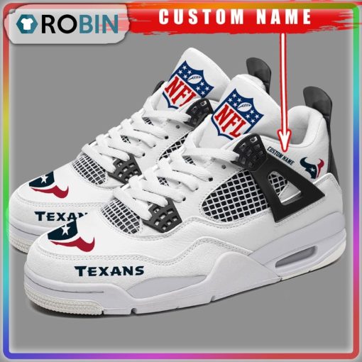 Custom Houston Texans NFL Air Jordan 4 Sneaker