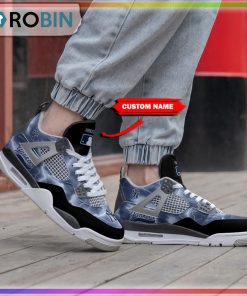 Custom New York Yankees Thunder Air Jordan 4 Sneaker