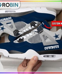 Custom NFL Dallas Cowboys Air Jordan 4 Sneaker