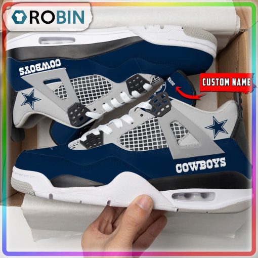 Custom NFL Dallas Cowboys Air Jordan 4 Sneaker
