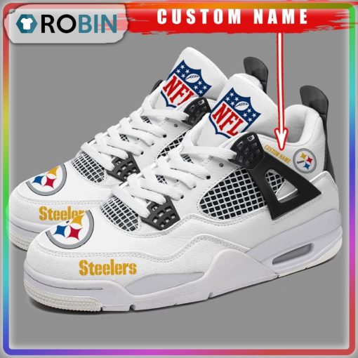 Custom Pittsburgh Steelers NFL Air Jordan 4 Sneaker