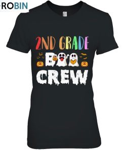 Cute Boo Crew 2nd Grade Teacher Halloween Classic Unisex Shirt