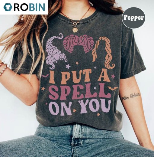 Cute I Put A Spell On You Shirt, Disney Halloween Unisex Apparels