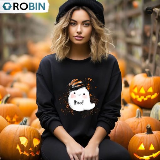 Cute Little Ghosts Boo Shirt, Autumn Halloween Unisex Shirt