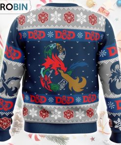 D-20 Dungeons & Dragons Ugly Christmas Sweater