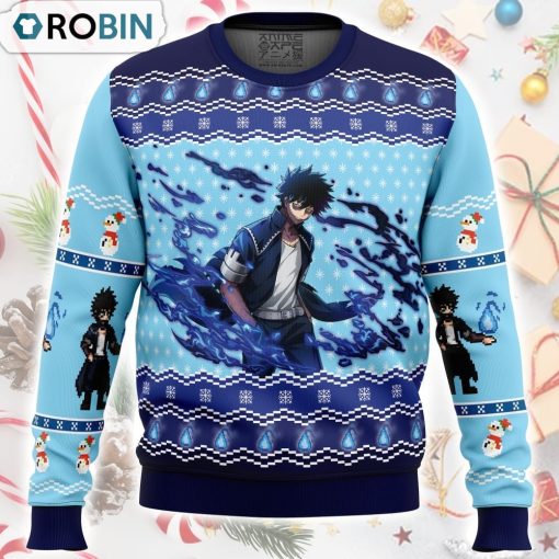 Dabi Blueflame My Hero Academia Ugly Christmas Sweater