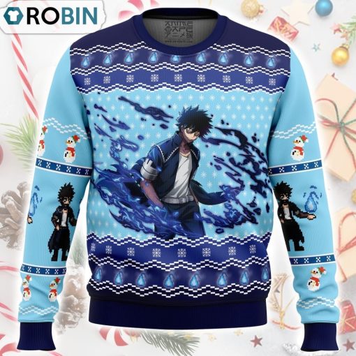 Dabi Blueflame My Hero Academia Ugly Christmas Sweater