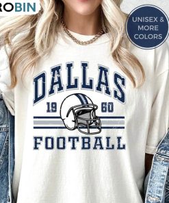 Dallas Cowboys Football Vintage Shirt, Nfl Trendy Long Sleeve Unisex Hoodie