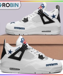 Dallas Cowboys NFL Personalized Air Jordan 4 Sneaker
