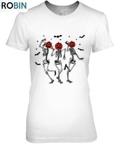 Dancing Skeleton Jack-O-Lantern Unisex Shirt