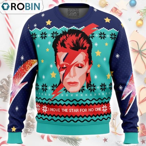 David Bowie Ugly Christmas Sweater