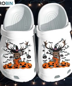 Deer Witch America Pumpkin Halloween Crocs Shoes