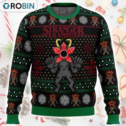 Demogorgon Stranger Krampus Stranger Things Ugly Christmas Sweater