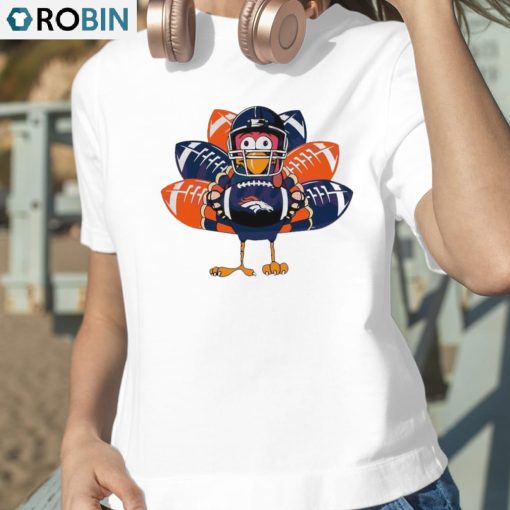 Denver Broncos Turkey Thanksgiving 2023 Shirt