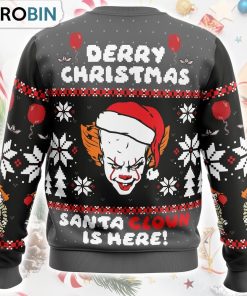 Derry Christmas Pennywise the Clown Ugly Christmas Sweater