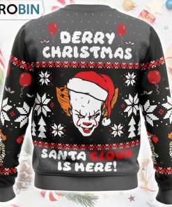 Derry Christmas Pennywise the Clown Ugly Christmas Sweater